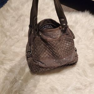Sparkle faux leather handbag purse